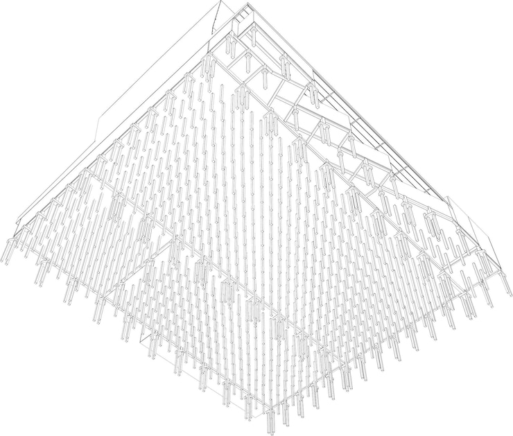 Vettore illustrazione 3d del progetto di costruzione