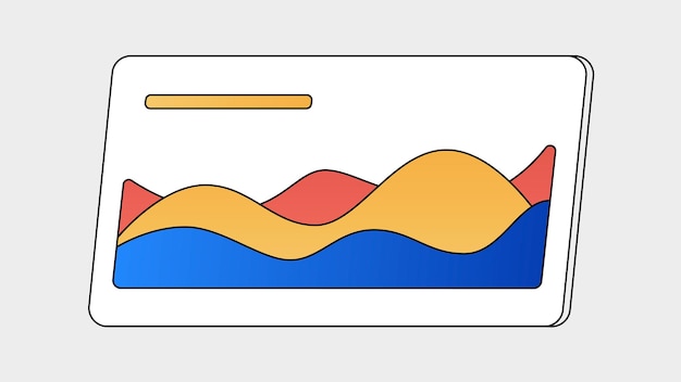 Illustrazione astratta con forme geometriche e colori vividi