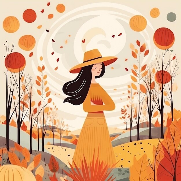 illustrazione autunnale