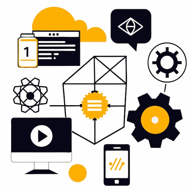 Illustrazione completa dei concetti chiave nei framework JavaScript