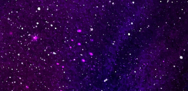 Illustrazione cosmica vettoriale. Bellissimo sfondo spazio colorato. Cosmo ad acquerello