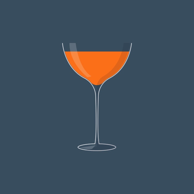 Illustrazione del bicchiere da vino