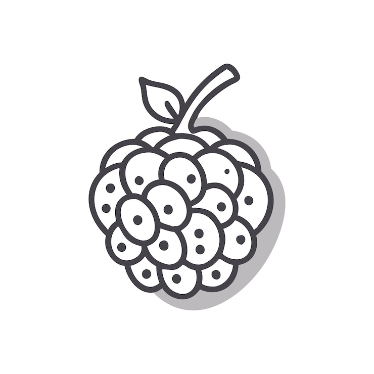 Vettore illustrazione del concetto di frutta fresca
