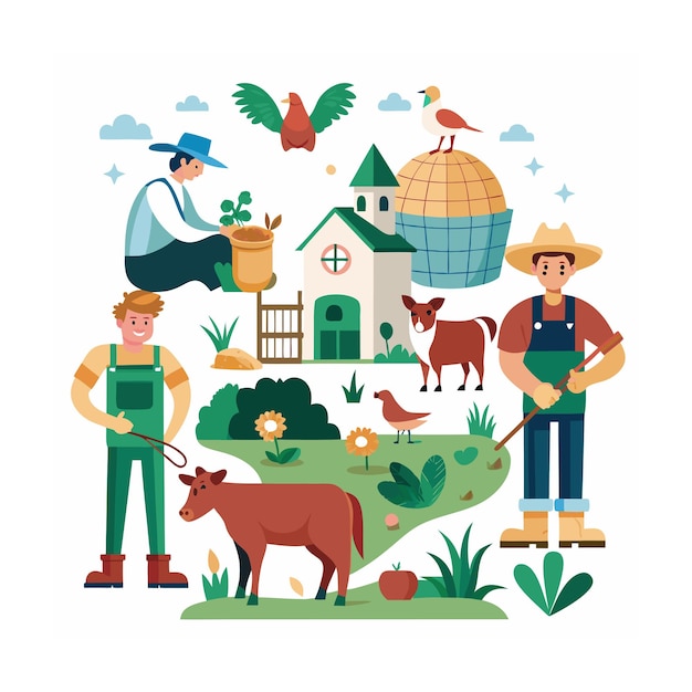 Illustrazione del concetto di Giornata mondiale dell'alimentazione