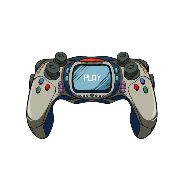 Illustrazione del controller joystick di gioco
