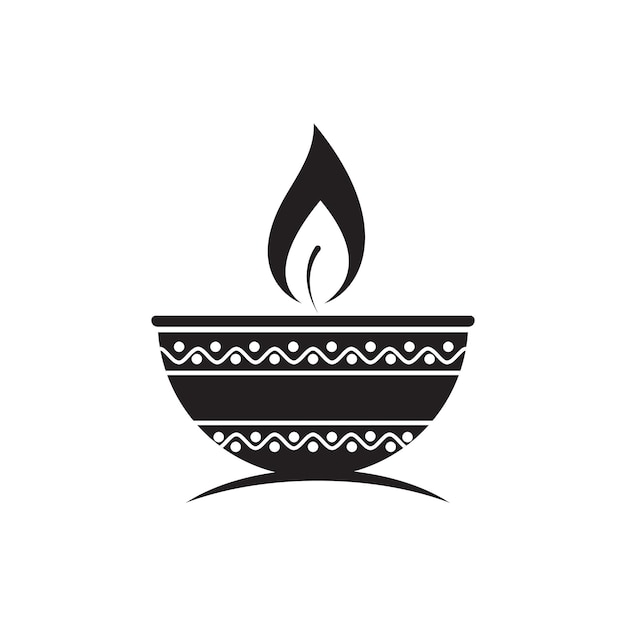 Illustrazione del disegno dell'icona di vettore della candela