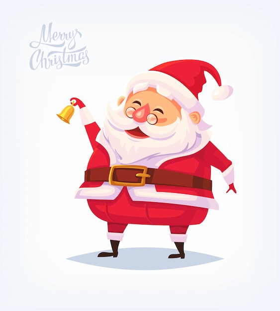 Illustrazione del fumetto di Babbo Natale Merry Christmas