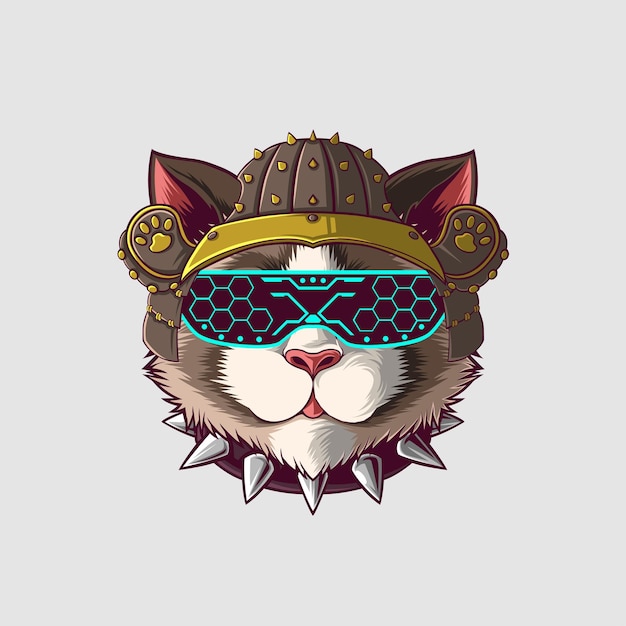 Illustrazione del gatto in uno stile carino