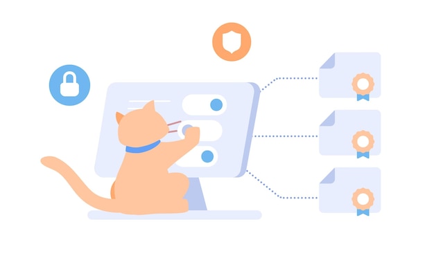 Illustrazione del gestore del certificato