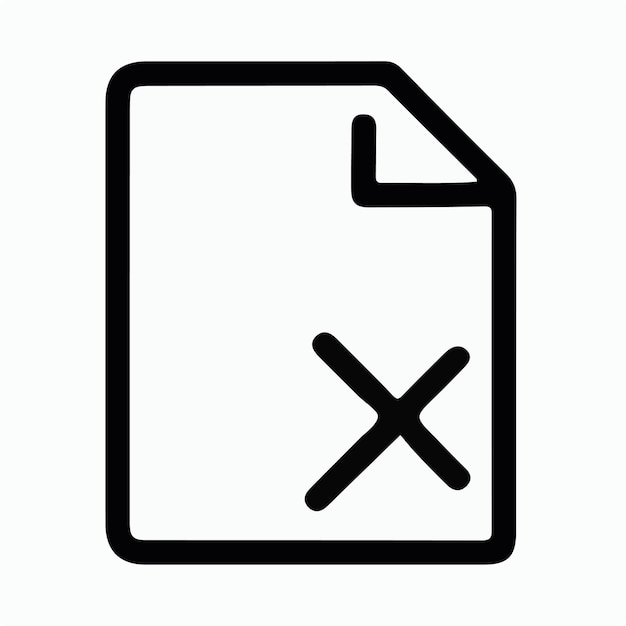 illustrazione del logo dell'icona del file della cartella per ui