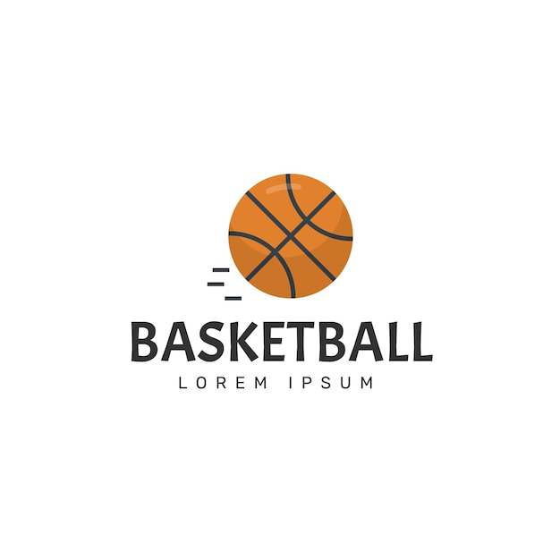 Illustrazione del logo della palla da basket