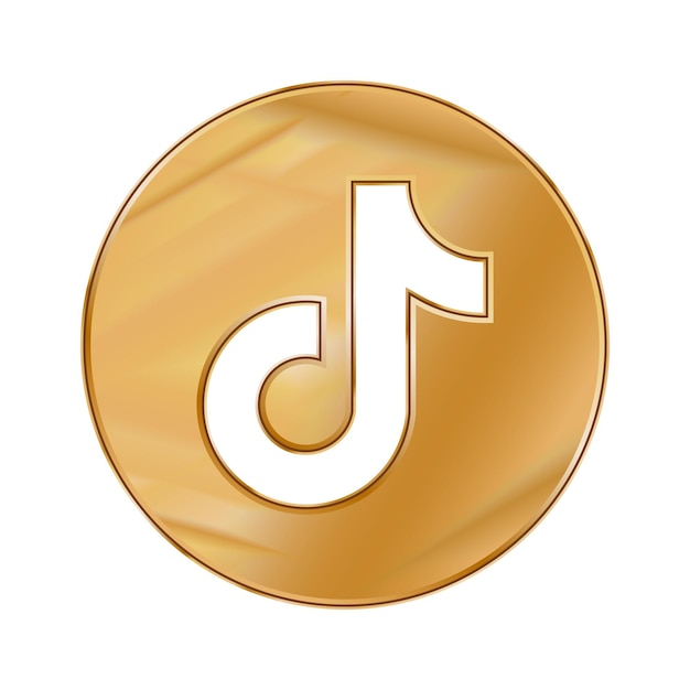 Illustrazione del logo di Instagram dell'icona dei social media di vettore di TikTok