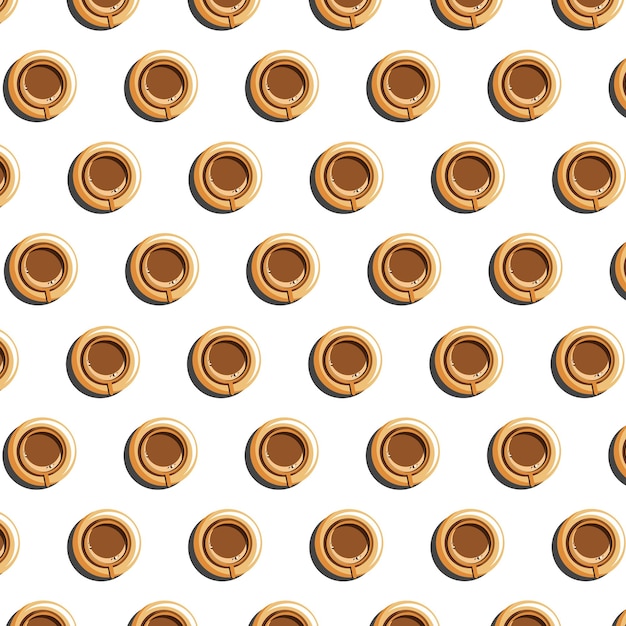 Illustrazione del modello caffè per il caffè a tema