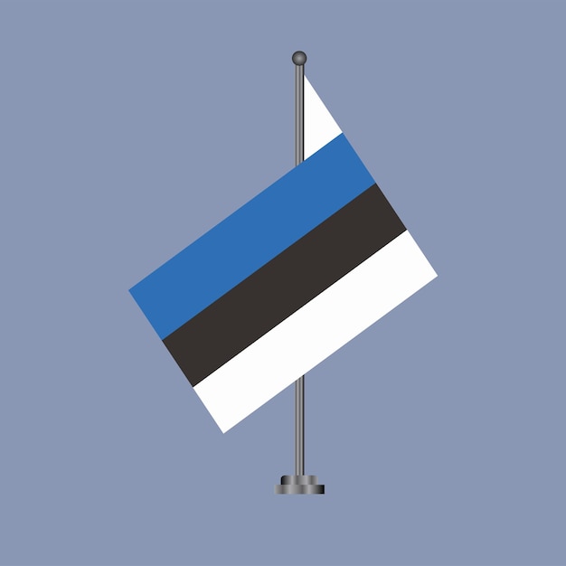 Illustrazione del modello di bandiera dell'Estonia