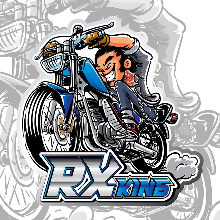 illustrazione del motociclista