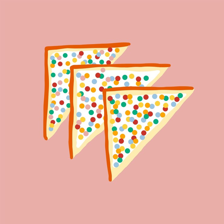 Vettore illustrazione del popolare spuntino australiano chiamato pane fatato