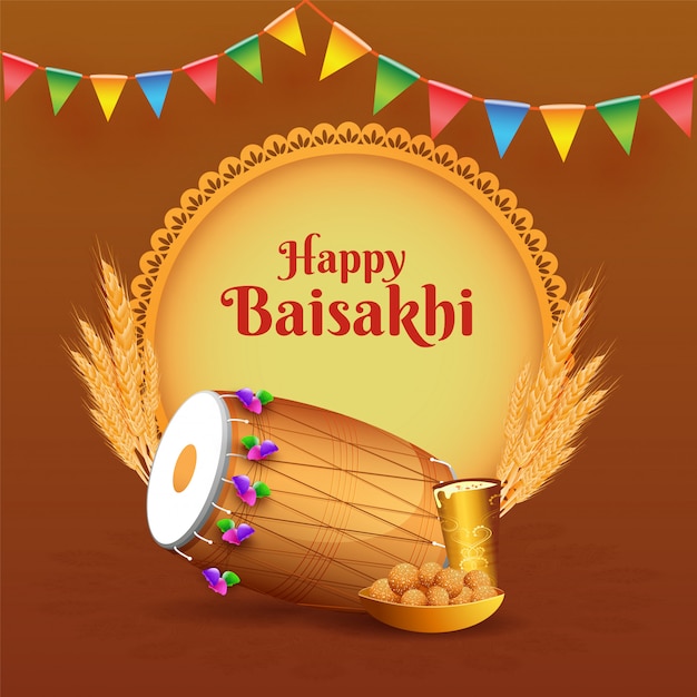 Illustrazione del Punjabi Festival Baisakhi