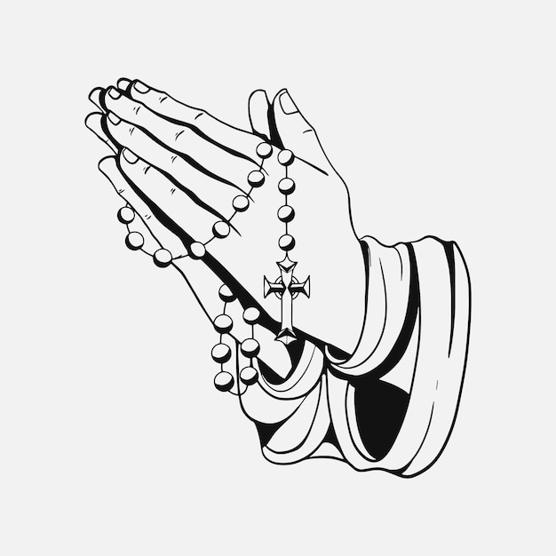 Illustrazione del tatuaggio chicano disegnato a mano