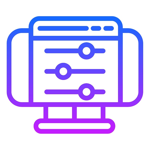 Illustrazione del vettore di configurazione