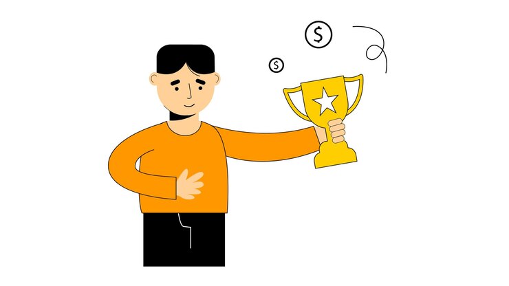 Illustrazione del vettore di successo aziendale