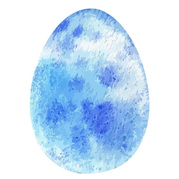 Illustrazione dell'acquerello di vettore dell'uovo di Pasqua