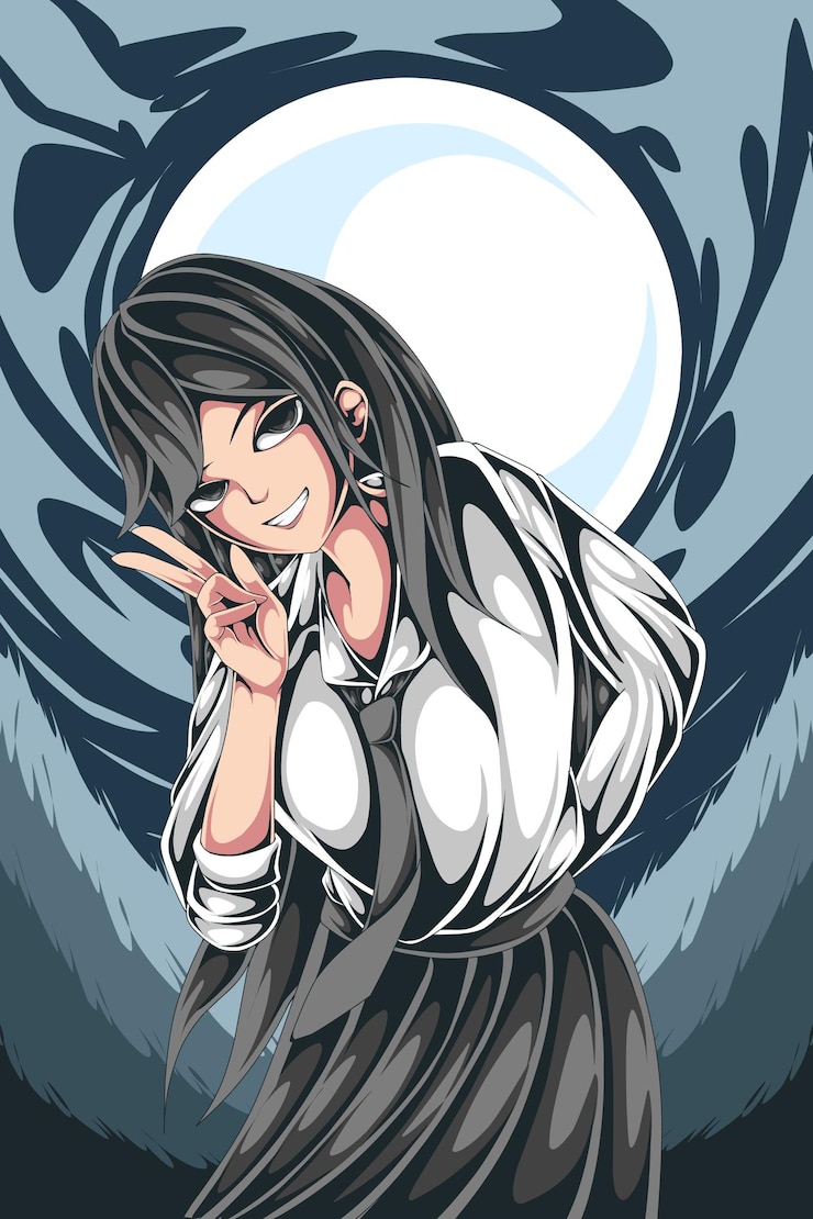 Vettore illustrazione dell'anime del lavoratore