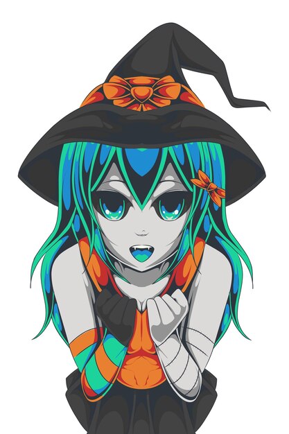 illustrazione dell'anime di Halloween