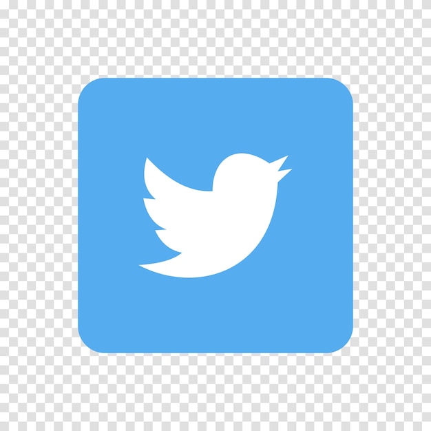 Illustrazione dell'icona dei social media Twitter Icona di Twitter Illustrazione vettoriale