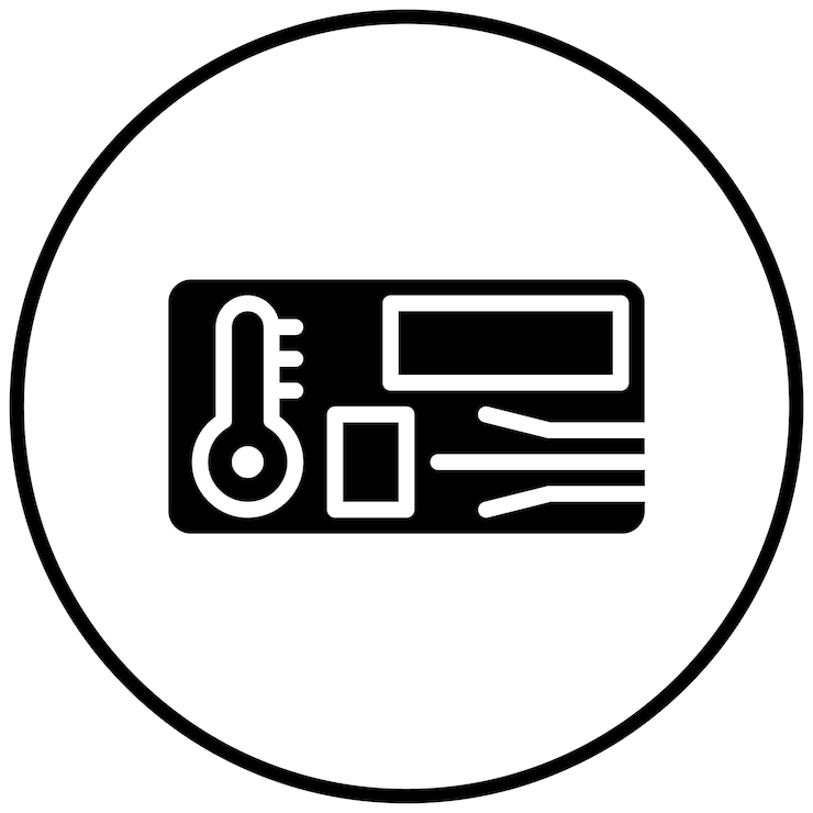 Vettore illustrazione dell'icona smart del set di icone smart home