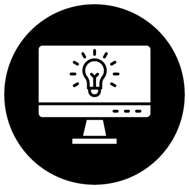 Illustrazione dell'idea di progettazione dell'icona vettoriale