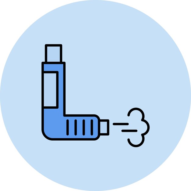 Illustrazione dell'inalatore piatto