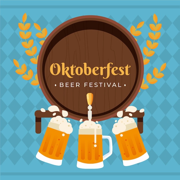 Illustrazione dell'Oktoberfest