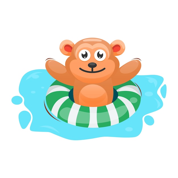Illustrazione dell'orso carino