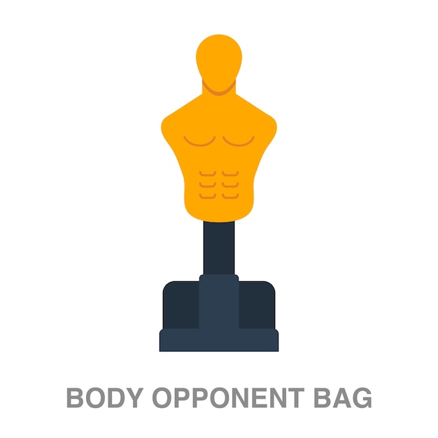 Illustrazione della borsa dell'avversario del corpo su sfondo trasparente