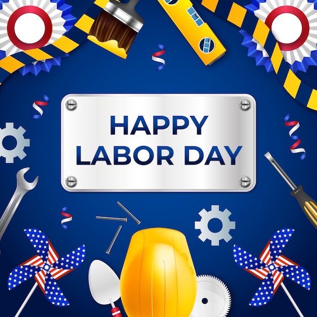 Illustrazione della celebrazione della Festa del Lavoro