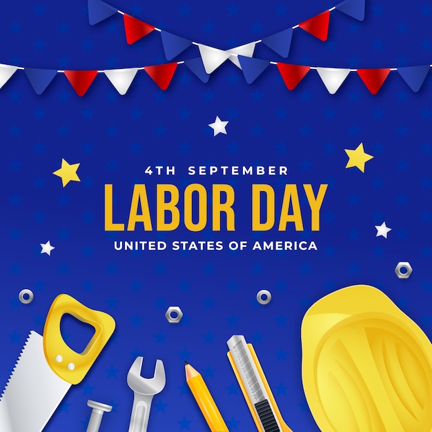 Illustrazione della celebrazione della Festa del Lavoro