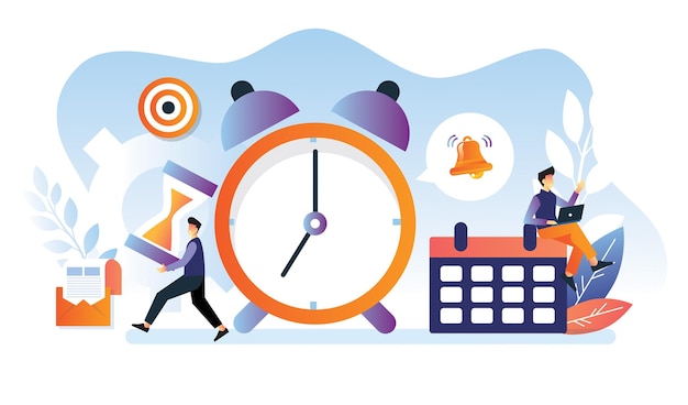 Illustrazione della gestione del tempo