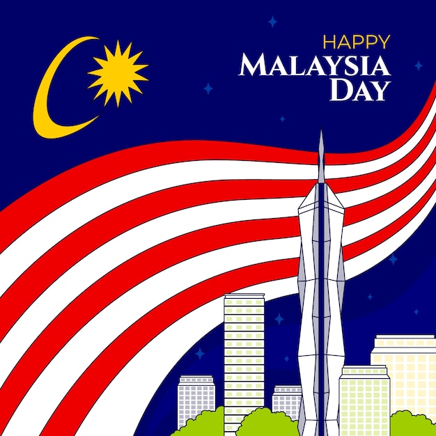 Illustrazione della giornata della Malesia