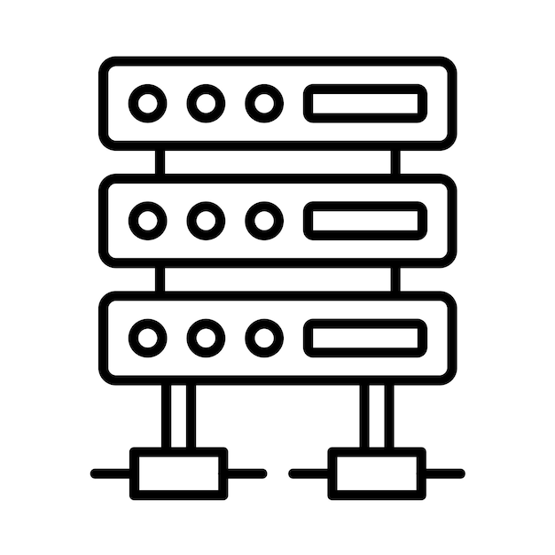 Illustrazione della linea del server
