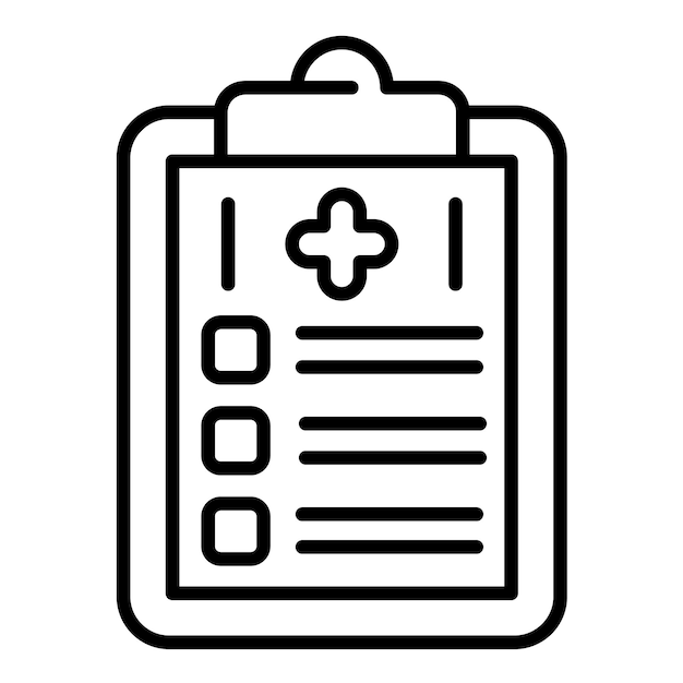 Illustrazione della linea di controllo medico