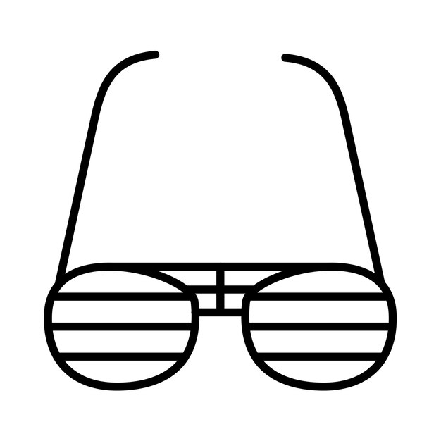 Illustrazione della linea di occhiali da festa