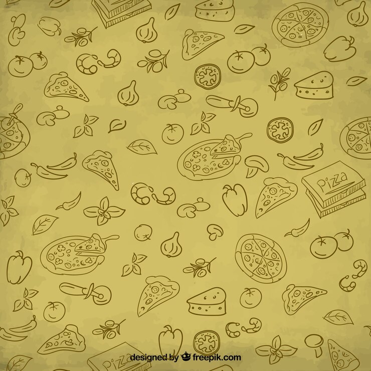 Vettore illustrazione della pizza