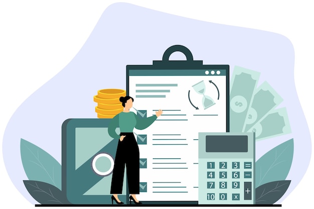 Illustrazione della progettazione del piano di finanza aziendale