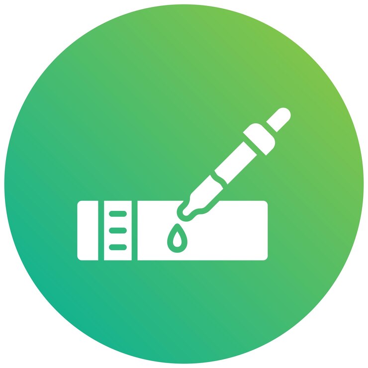 Vettore illustrazione della progettazione dell'icona vettoriale della diapositiva del microscopio