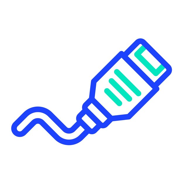Illustrazione della progettazione dell'icona vettoriale Ethernet
