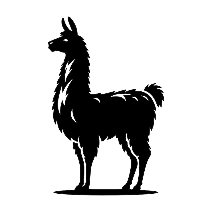 Vettore illustrazione della silhouette di lama a colore nero