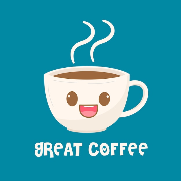 Illustrazione della tazza disegnata a mano carina