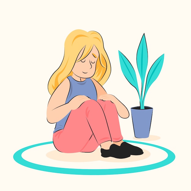 Illustrazione della zona di comfort disegnata a mano