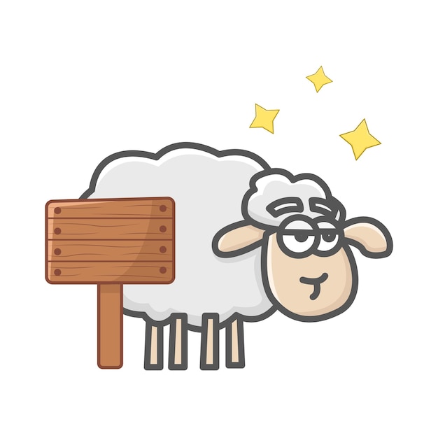 Illustrazione delle pecore