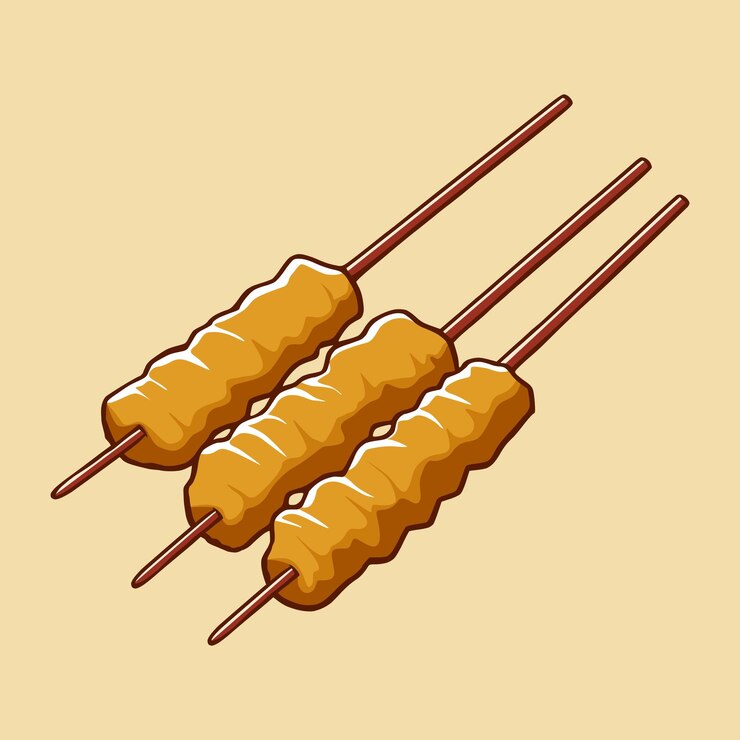 Illustrazione di 3 spilli in stile cartone animato